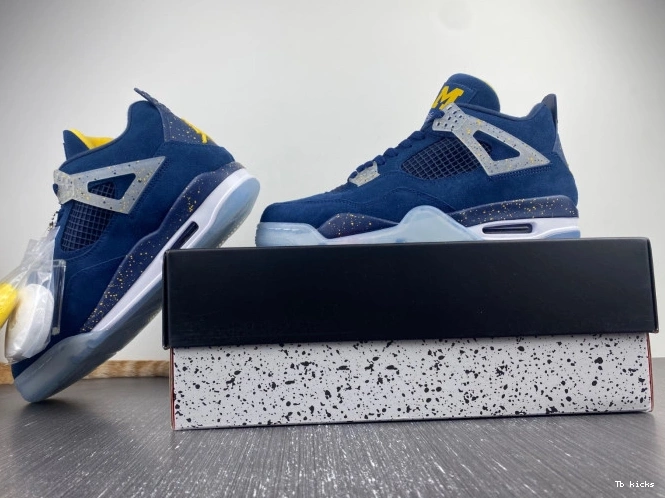 Reps TBK AJ4-1036660 Michigan (PE) Retro Air Jordan 4 0801